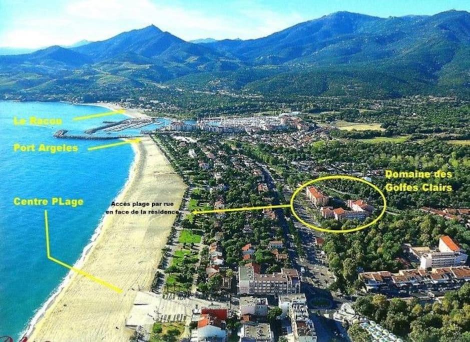 La Brise Marine ~ 300M Mer~Piscine~Clim~Wifi~Calme Argelès-sur-Mer Zewnętrze zdjęcie